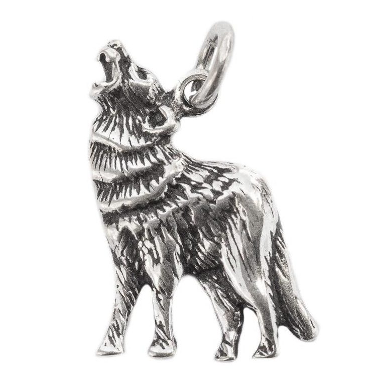 [WK2015-am205] Amulett, Anhänger 'Dasan - Wolf' aus Silber 925 - Mittelalter, Larp, Fantasy Schmuck
