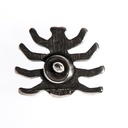 Zierniete Spinne, silberfarben