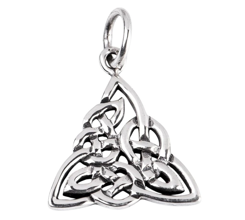 Schmuck Anhänger Natic 2,6 cm – Silber 925 – Keltisches Triskel-Amulett für Schutz & Wandel
