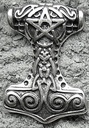 Thors Hammer, silberfarbener Beschlag