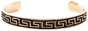 Armreif RHIANON aus Bronze Ø 6,2 cm – Keltisch-antiker Schmuck mit Mäander Ornament