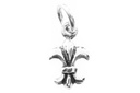 Schmuckstück  Schmuck Anhänger FLEUR DE LIS 1.6 cm  Kleine Schwertlilie Silber 1.6 cm