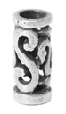 Keltische Bart- & Haarperle "Spiralis" aus Silber 925 – Zopfperle mit Spiralmuster 9 mm