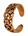 Zehenring "Eowyn" mit keltischem Knotenmuster aus Bronze – Historischer Schmuck für Reenactment & LARP 6 mm