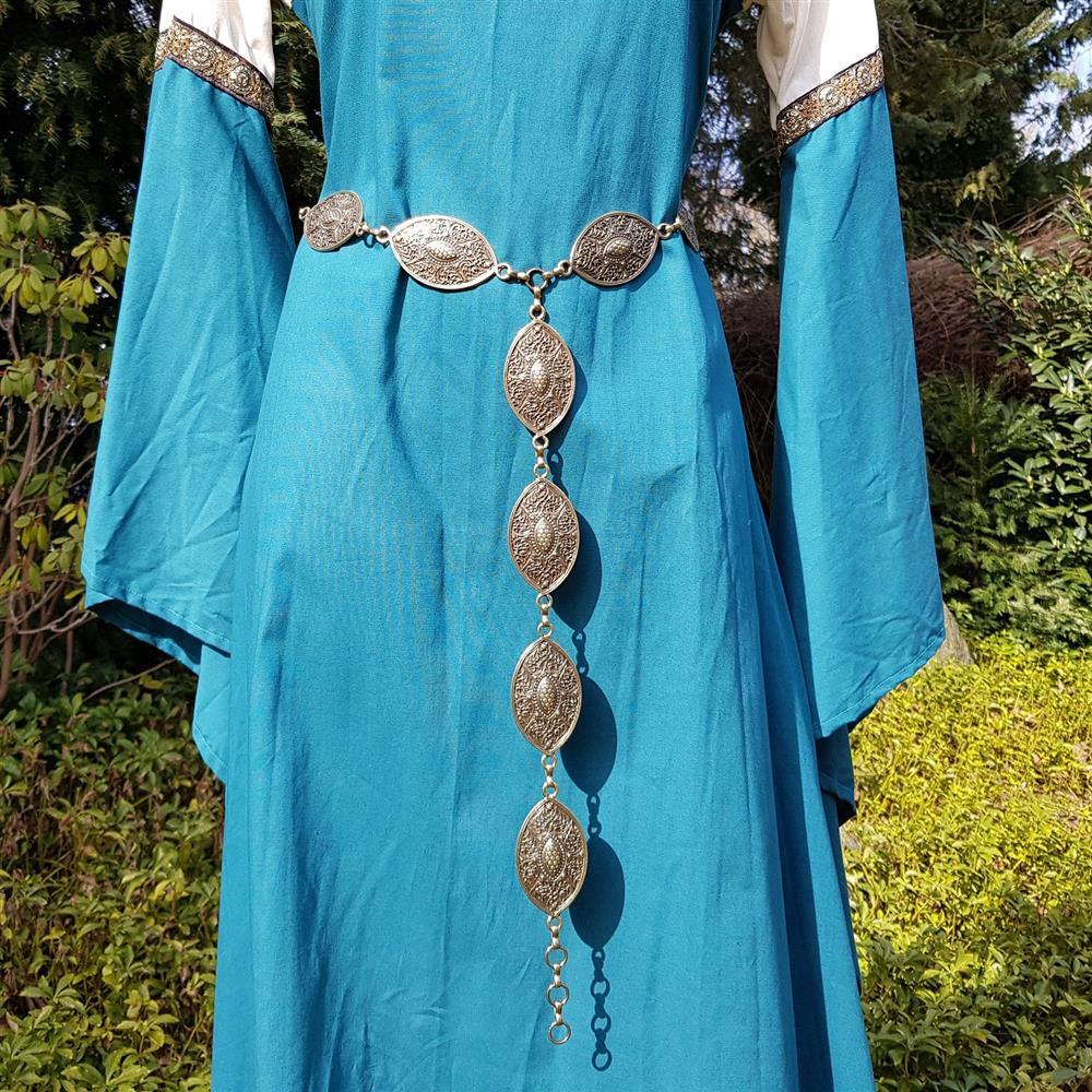 [CY-5353-2] Kettengürtel Y-Gürtel Y-Rina messingfarben Ypsilongürtel Accessoire für Larp, Mittelalter und Alltag