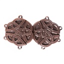 Mantelverschluss Tassel Keltischer Knoten Kupferfarben