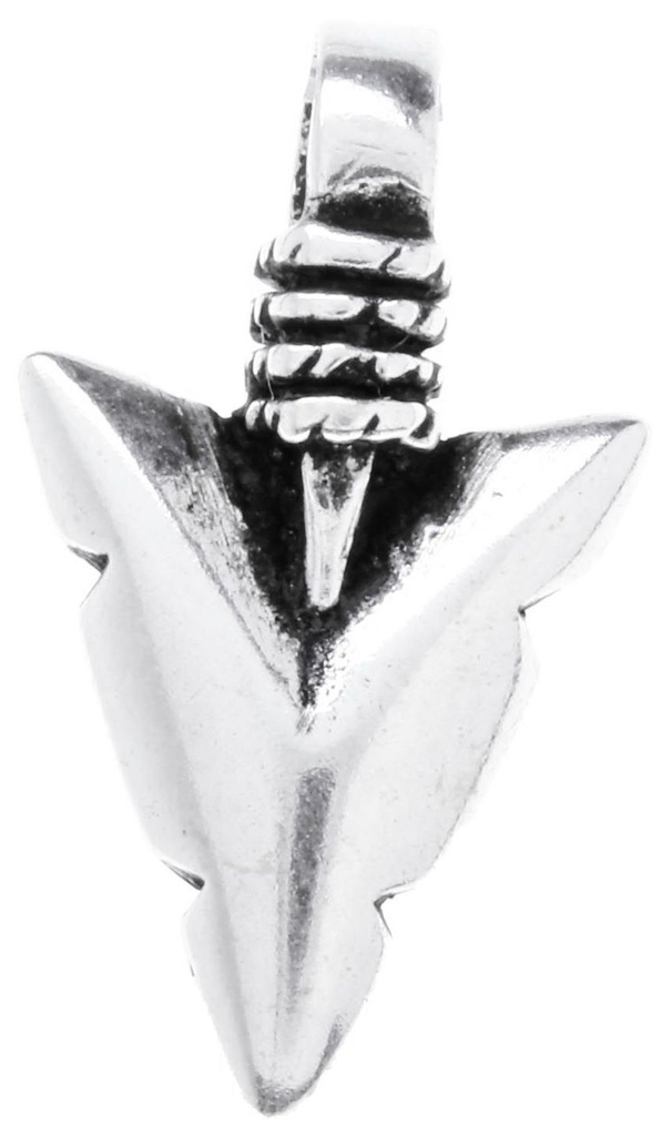 Wikinger-Amulett SUDRI – Pfeilspitzen-Anhänger aus 925er Silber (2,2 cm)