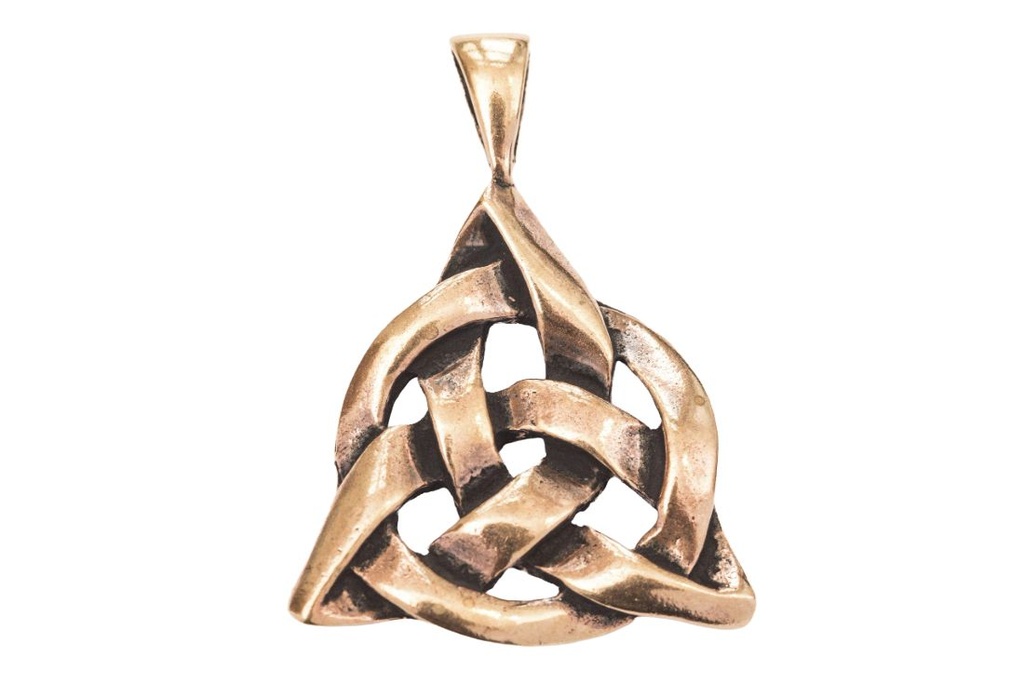 Keltisches Amulett, Anhänger 'Taliesin' aus Bronze- Mittelalter, Larp, Reenactment Schmuck
