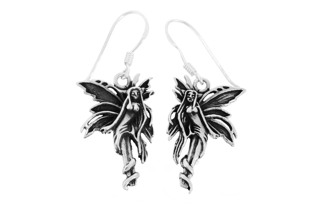 [oh81] Ohrhänger 'Zauberelfen' Silber 925 -  Schmuck für Mittelalter, Reenactment und Larp