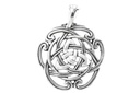 Schmuck Anhänger Ashana 2,8 cm – Silber 925 – Keltisches Amulett „Celtic Trinity“ für Schutz & Spiritualität