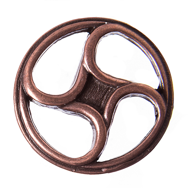 [N-STP-1-4] Wheel, kupferfarbener Beschlag