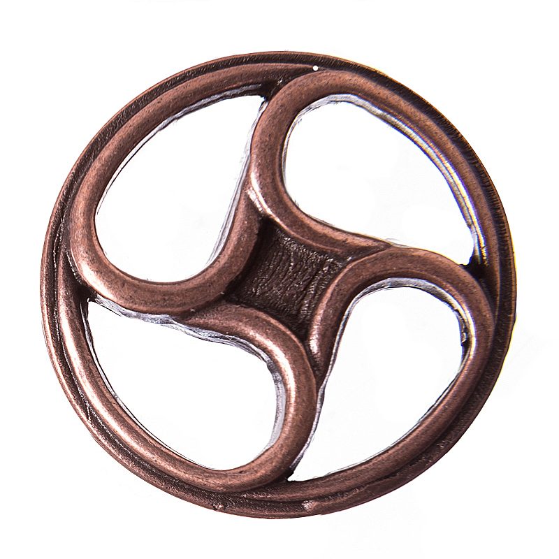 Wheel, kupferfarbener Beschlag