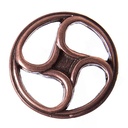 Wheel, kupferfarbener Beschlag
