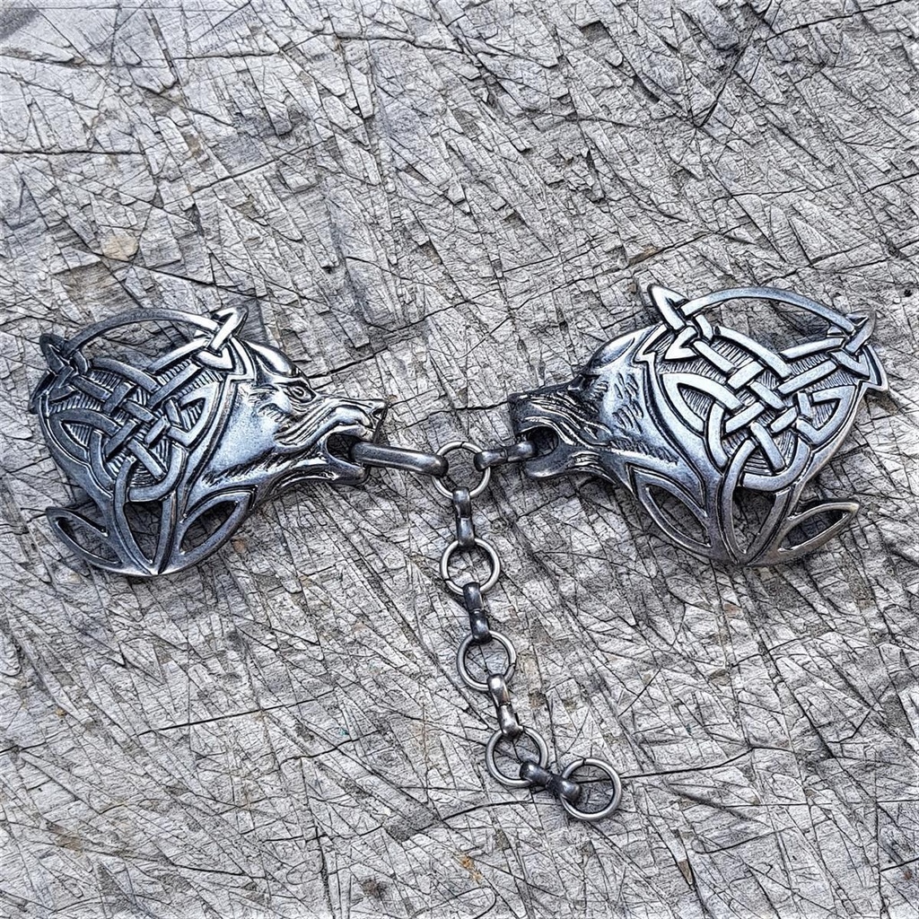 [V-116-3]  Gewandverschluss Fenris Verschluss eisenfarben