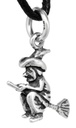 Schmuckstück  Schmuck Anhänger ZUNI 2.2 cm Kleine Hexe Silber 2.2 cm
