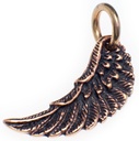 Schmuck-Anhänger ELANOR 2,8 cm – Engelsflügel aus Bronze für Schutz & Geborgenheit