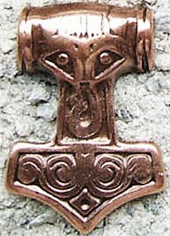 [N-229-4] Thor's Hammer, kupferfarbener Beschlag