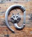 Wolf Hakenverschluss Mantelverschluss silberfarben