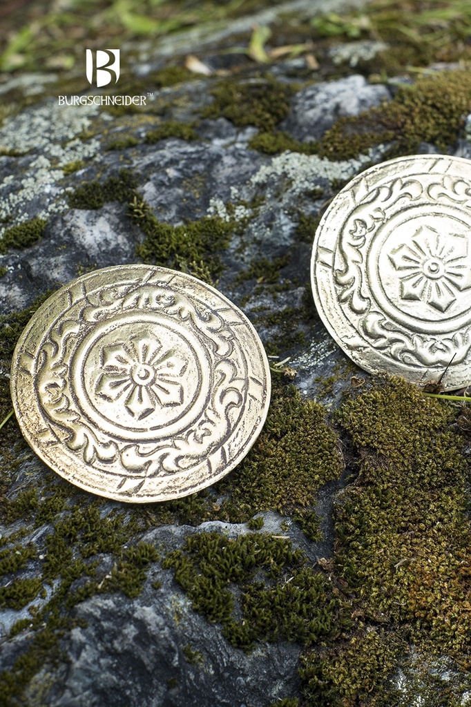 [100000BR Metall] Rundfibelset Ingwaz,  Mittelalterliches vom Burgschneider