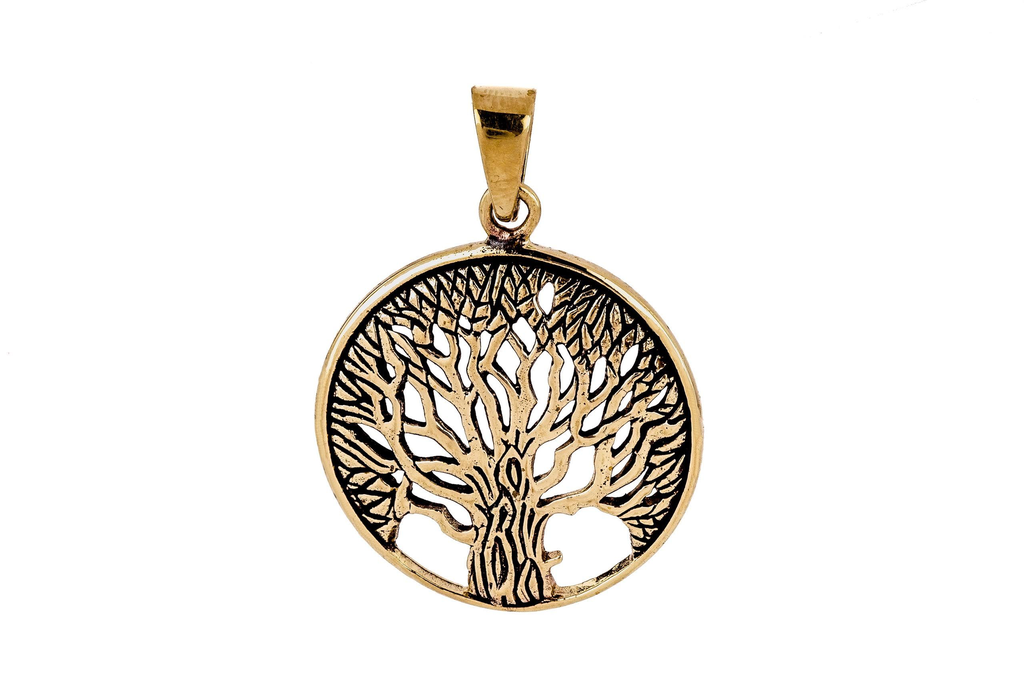 Schmuck-Anhänger DARA 3,6 cm – Keltische Eiche aus hochwertiger Bronze für Stärke & Weisheit