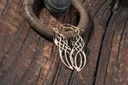 Keltische Ohrhänger „Askania – Celtic Harmony“ aus Bronze – Irisches Ornament 5 cm