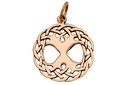 Keltischer Anhänger YGGDRASIL aus Bronze – Der Baum des Lebens als Symbol für Wachstum und Schutz (2,9 cm)