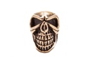 Haarperle Bartperle 'Frizo' Totenkopf  Bronze Haarschmuck Wikinger Schmuck