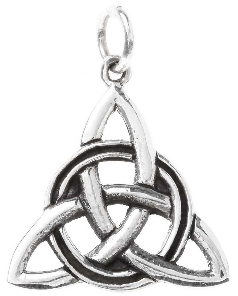 [WK2015-Ac14-2] Keltisches Amulett, Anhänger 'Alecia Taliesins Knoten' aus Silber 925- Mittelalter, Larp, Reenactment Schmuck