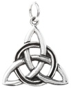 Keltisches Amulett, Anhänger 'Alecia Taliesins Knoten' aus Silber 925- Mittelalter, Larp, Reenactment Schmuck