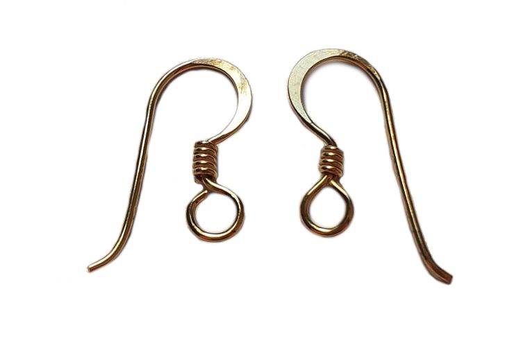 [ohb550] Ohrhänger 'Ersatz Ohrhänger Bronze' Bronze Schmuck für Mittelalter, Reenactment und Larp