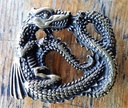 DRAGONIS, messingfarbener Drachen-Beschlag