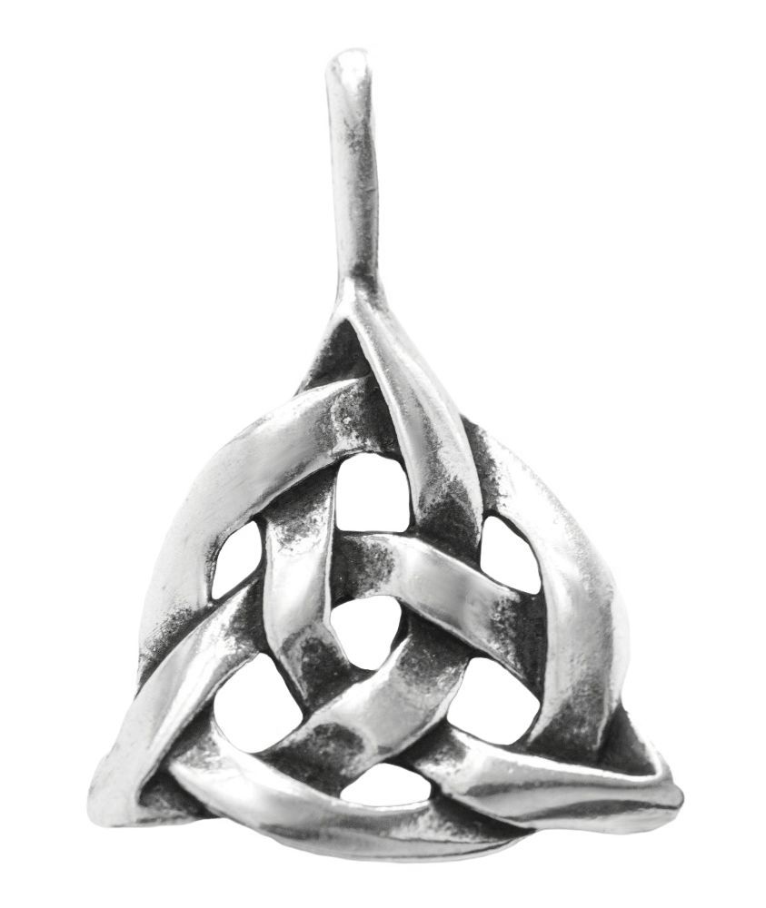 [ac89] Keltisches Amulett, Anhänger 'Taliesins Knoten' aus Silber 925- Mittelalter, Larp, Reenactment Schmuck