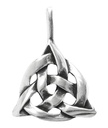 Keltisches Amulett, Anhänger 'Taliesins Knoten' aus Silber 925- Mittelalter, Larp, Reenactment Schmuck