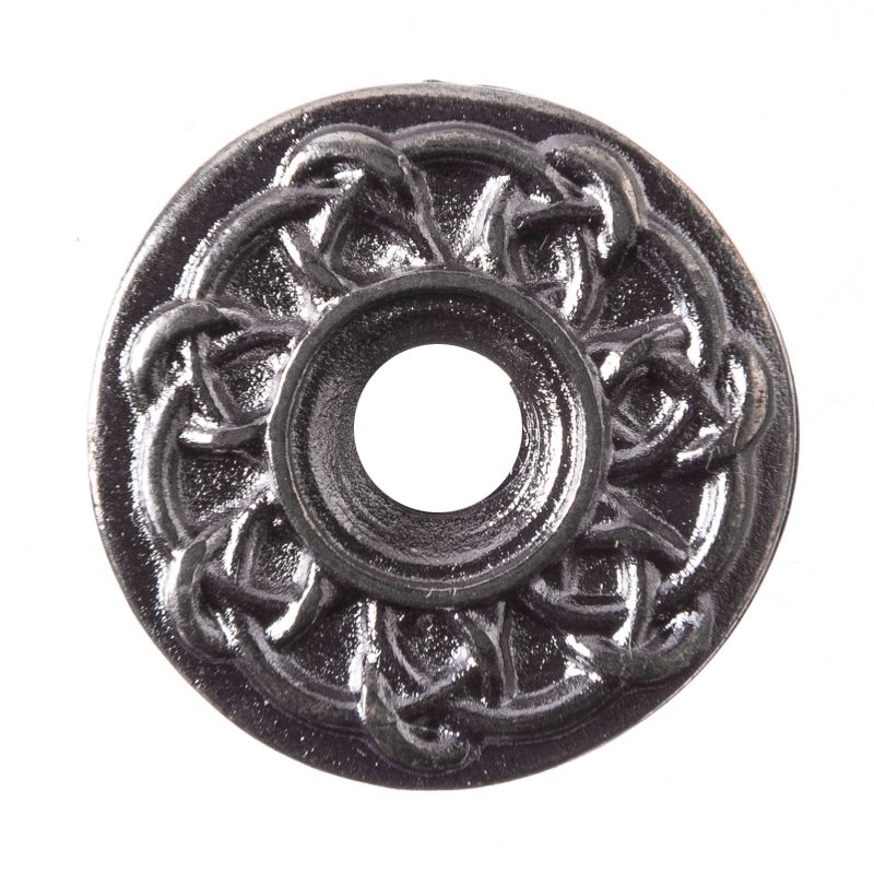 Celtic Ringknot Zierniete in Eisenoptik – Keltischer Rundknoten Ø 20 mm