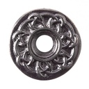 Celtic Ringknot Zierniete in Eisenoptik – Keltischer Rundknoten Ø 20 mm