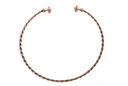 TRISTAN Halsreif aus Bronze – Keltischer Torques Männer Schmuck Ø 14,5 cm