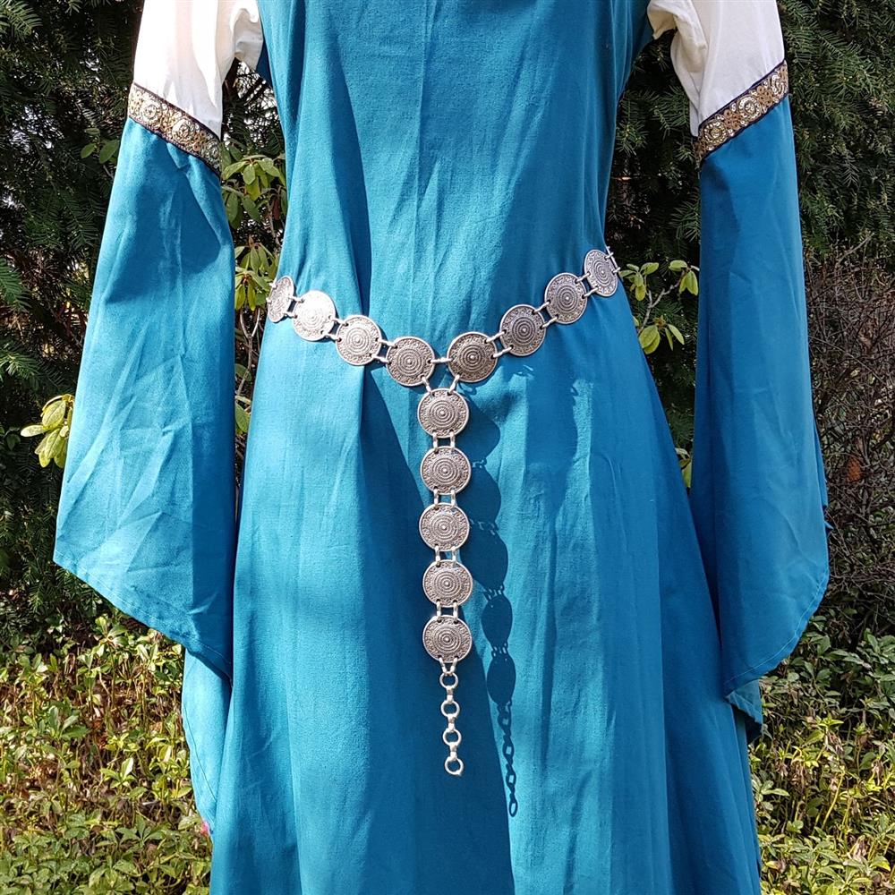 [CY-5338-1] Kettengürtel Y-Gürtel Y-Herja silberfarben Ypsilongürtel Accessoire für Larp, Mittelalter und Alltag