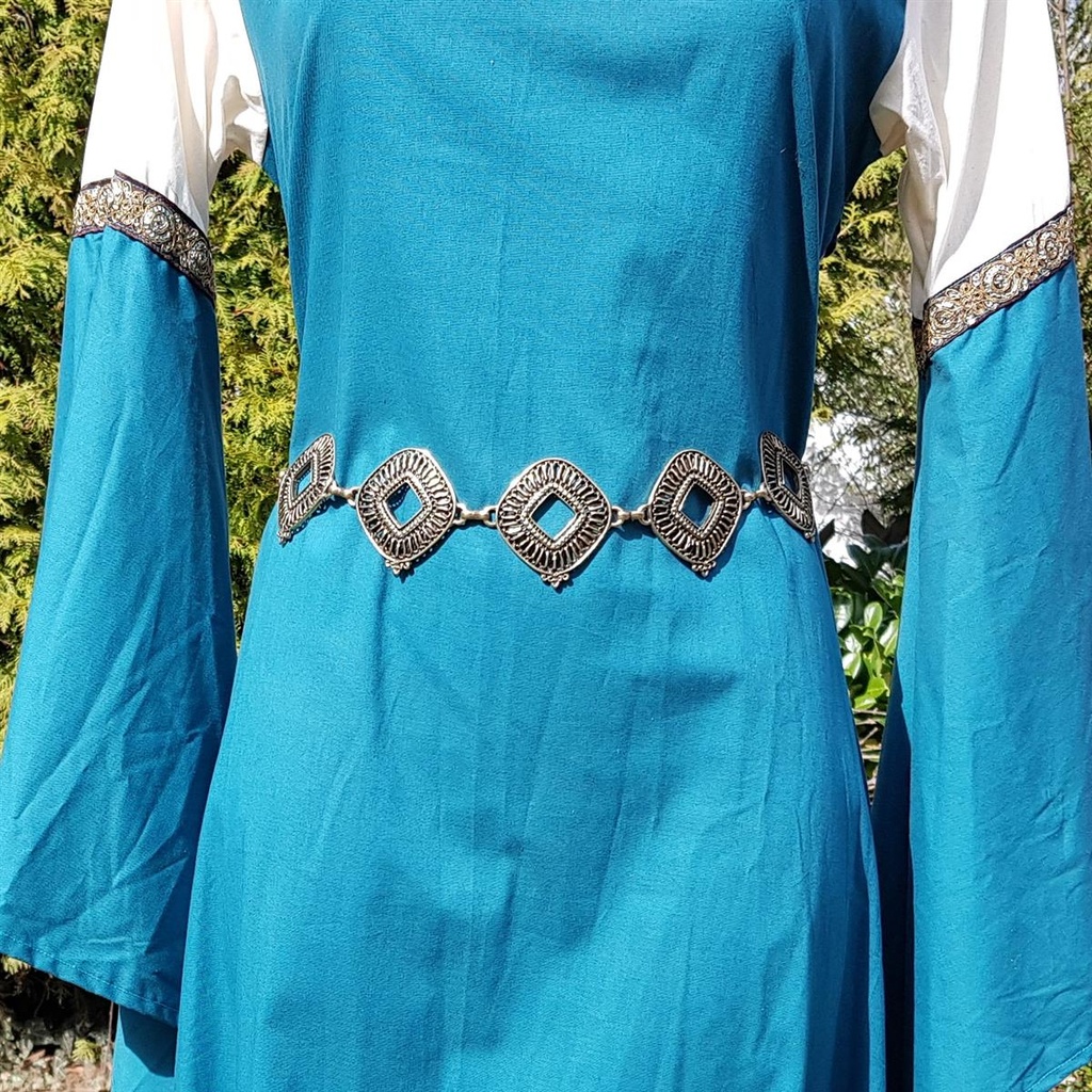 [C-5354-2] Kettengürtel Kastell messingfarben