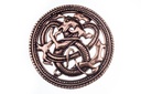 Wikinger Anhänger „Feuerdrache“ aus Bronze – Nordischer Drachen Amulett 5 cm