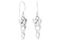 KAYNA Ohrringe aus Silber – Keltische Ohrhänger mit Ornament 2,3 cm