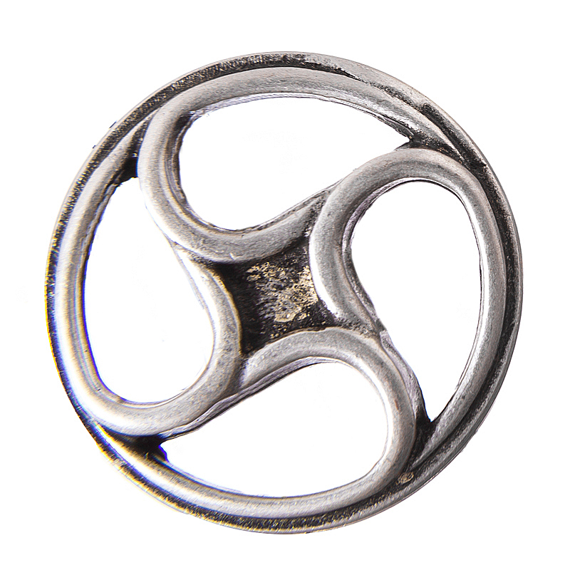 Wheel, silberfarbener Beschlag