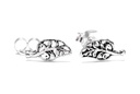 GRACE Ohrstecker aus Silber – Elfenblatt Mini-Ohrstecker 9 mm
