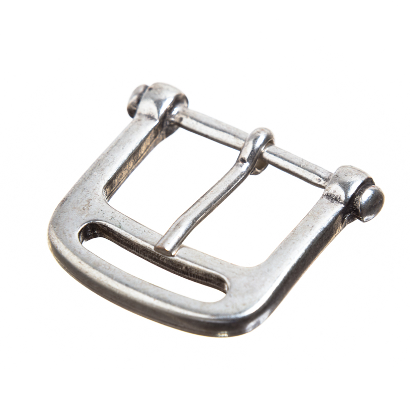 [B695-1] mittelalterliche Rüstungsschließe, silberfarben