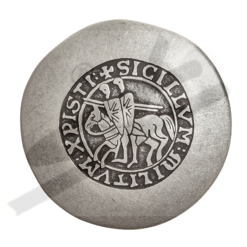 [32905] Templer-Schildschließe, silberfarben