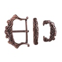 Wikinger Schließen-Set 3-tlg., kupferfarben