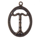 Anhänger Irminsul, altmessingfarben