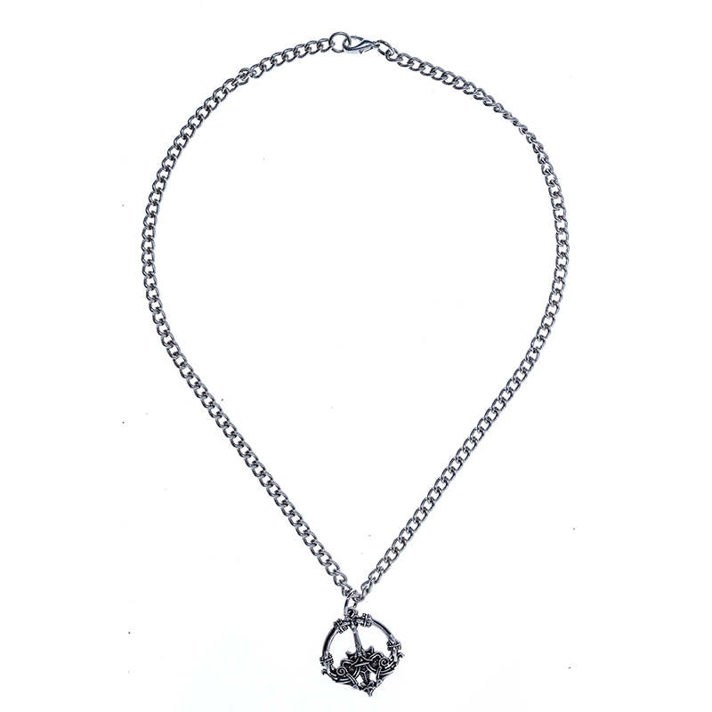 [PK-5169-1] Halskette Haithabu, silberfarben