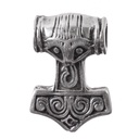 Schonenhammer Anhänger silberfarben – Historische Mjölnir-Replik aus Zamak