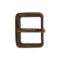 Mittelalter-Schließe Antik 3 altmessingfarben – Dornschließe für 3 cm Riemen aus Zamak