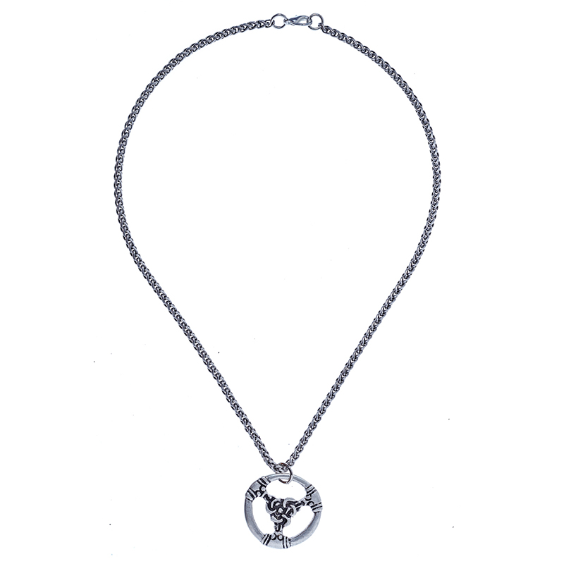 Halskette / Teiler TRIS, silberfarben